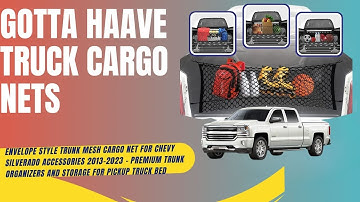 Effortless Organization: Envelope Style Trunk Mesh Cargo Net for Pick Up Trucks