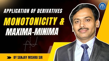 📚 Class 12 LIVE | A.O.D – L2 🔍 Increasing/Decreasing & Maxima/Minima | By Sanjay Mishra Sir