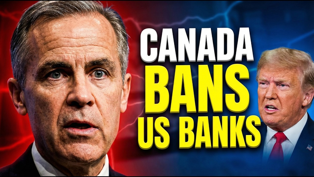 Canada BANS U.S. Banks — Trump’s Financial Strategy COLLAPSES as Carney STRIKES BACK!