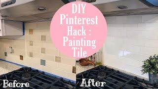 DIY Pinterest Hack | Painting Tile by phoenix hayley 38,979 views 4 years ago 15 minutes