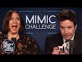 Mimic Challenge with Maya Rudolph | The Tonight Show Starring Jimmy Fallon