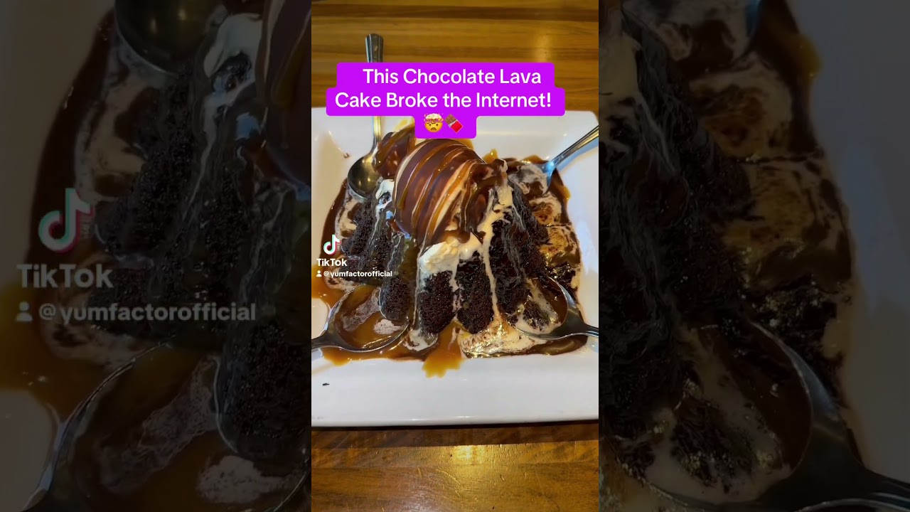 This Chocolate Lava Cake Broke the Internet! 🤯🍫#ytshorts #foodie #viral #lavacake #cake #trending