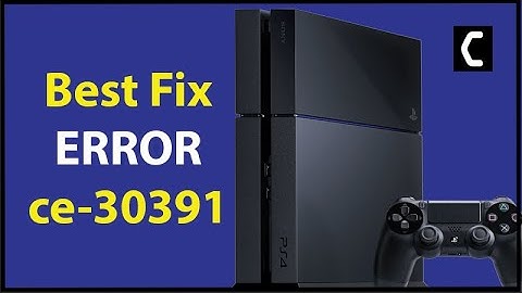 PS4 Error CE-30391-6 | BEST FIX [2022 CONNECTION ERROR]