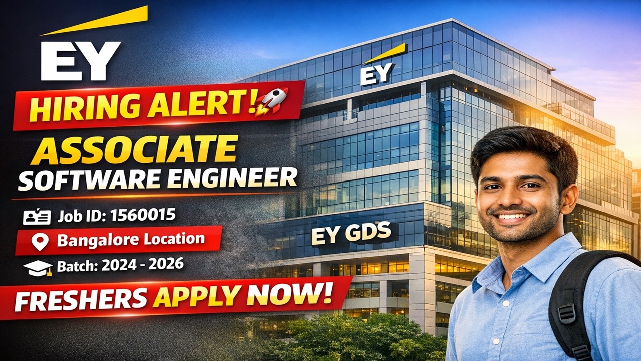 EY GDS Biggest Mass Hiring | 2024 | 2025 | 2026 Batch | Associate ...