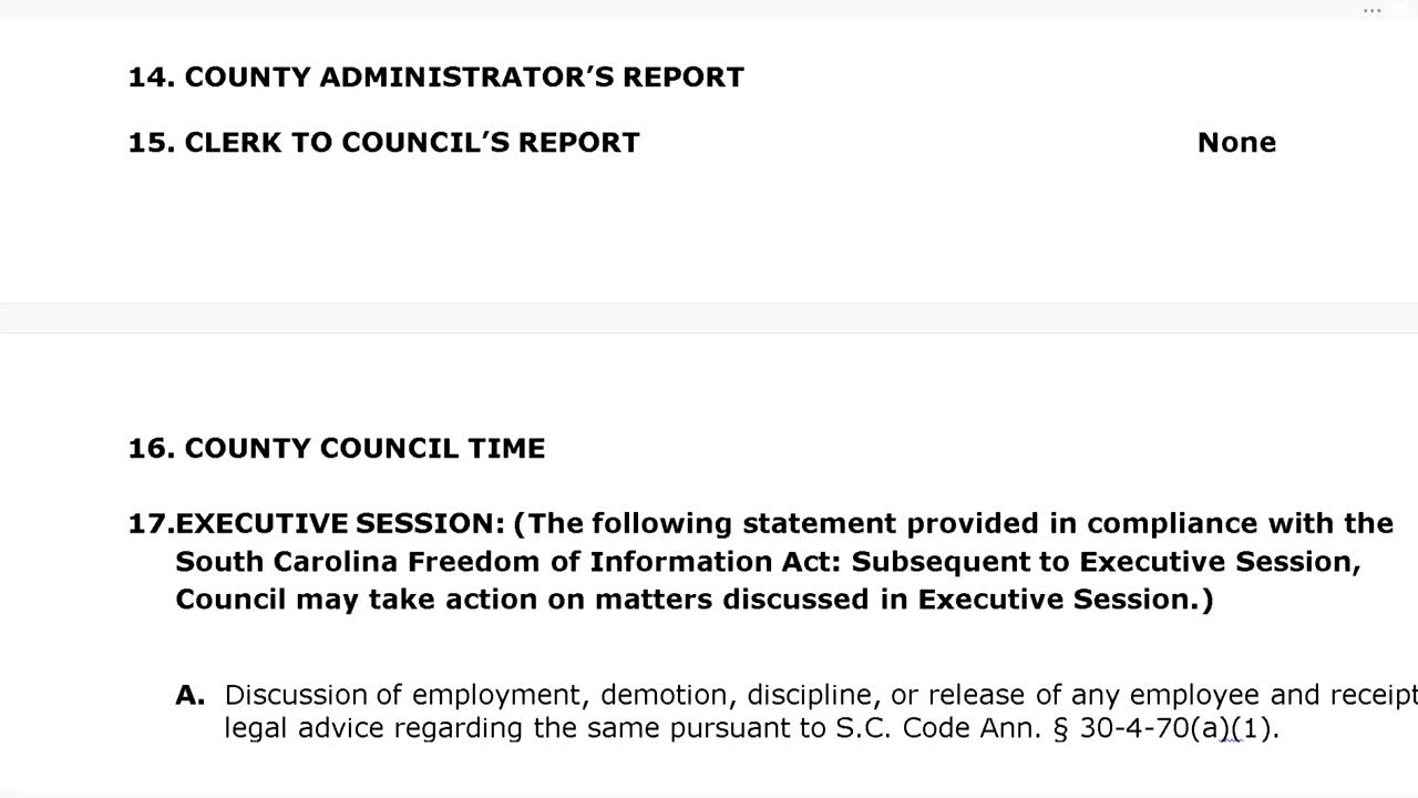 Fairfield County Council Meeting 2-23-26