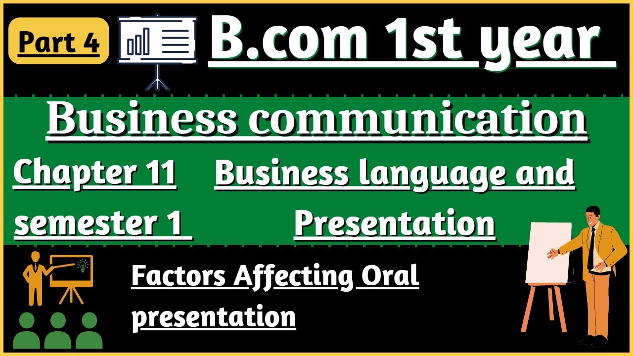 factors affecting oral presentation in business communication