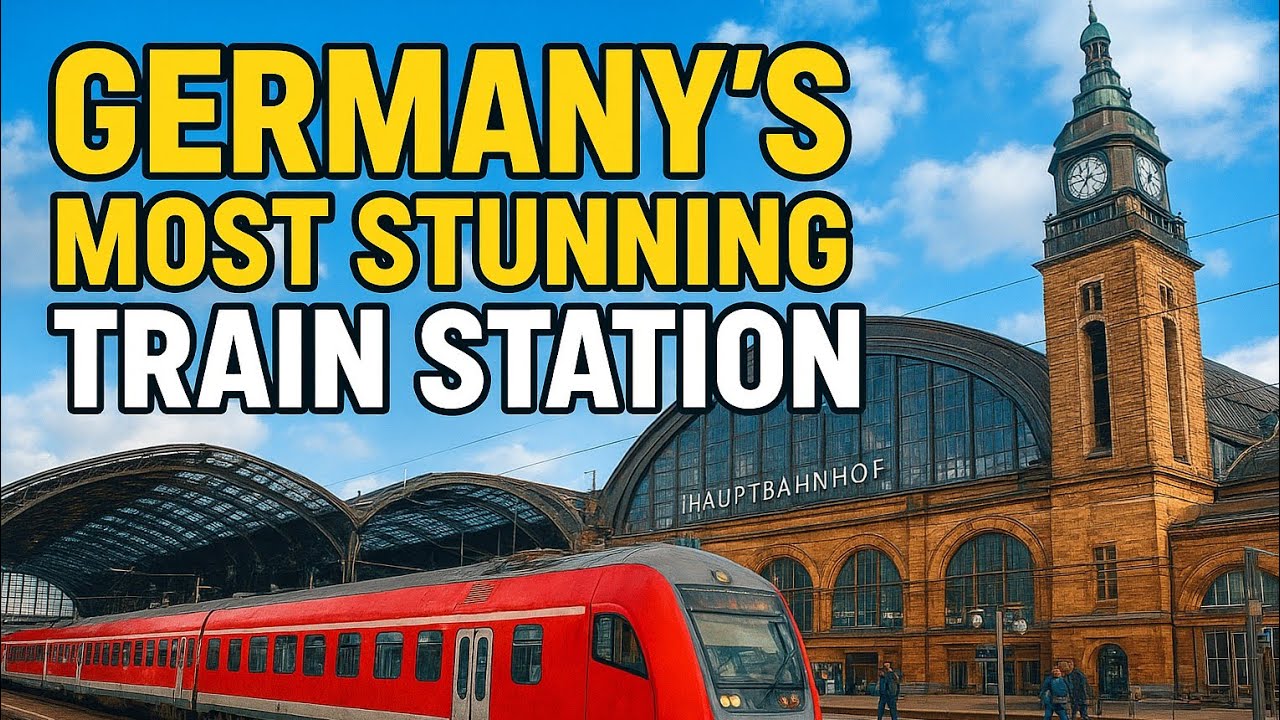 I Got Lost Inside Germany’s Busiest Train Station! 😰| Hamburg Hauptbahnhof Tour🇩🇪