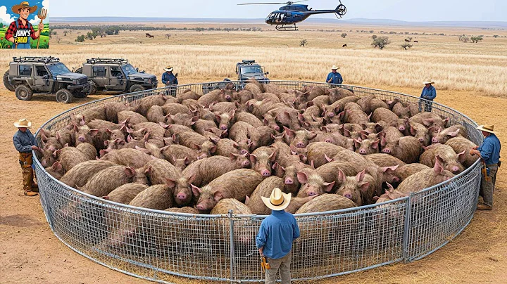 How American Farmers Outsmarted 9 Million Wild Boars: Brilliant Traps in action!