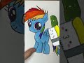 What did RAINBOW DASH eat? #mylittlepony #shorts #shortvideo #diy