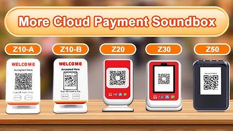 payments anytime, anywhere— Pay&Go QR Code Scan Soundbox Z50