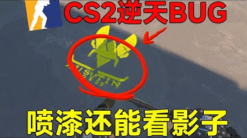 CS2逆天BUG 喷漆还能看影子！