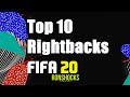 Top 10 Rightbacks | EA Sports FIFA 20
