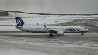 Alaska Air Full Flight ANC-SEA: Back to the Lower 48!