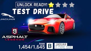 TEST DRIVE JAGUAR F TYPE SVR Asphalt 9 Legends  Gameplay ios