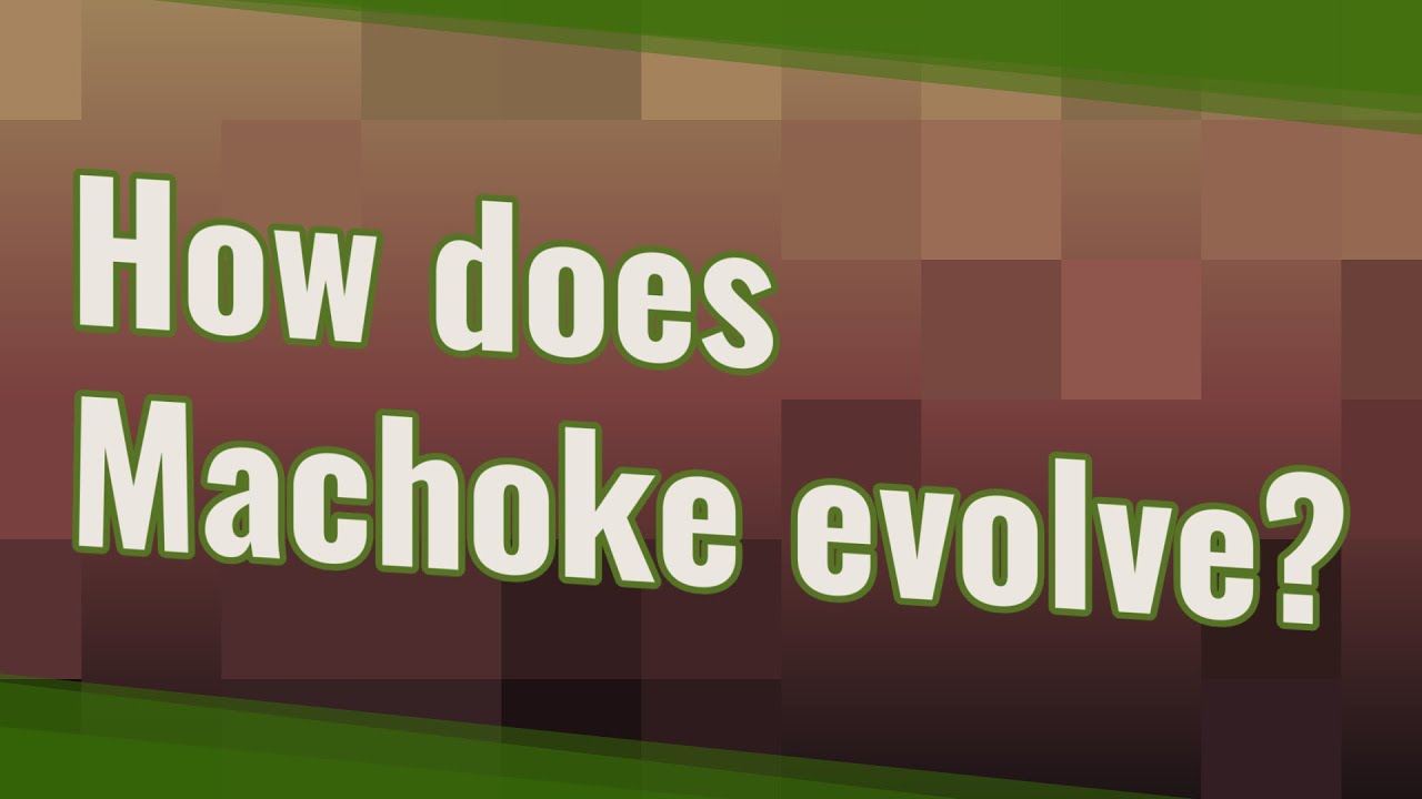 How does Machoke evolve?