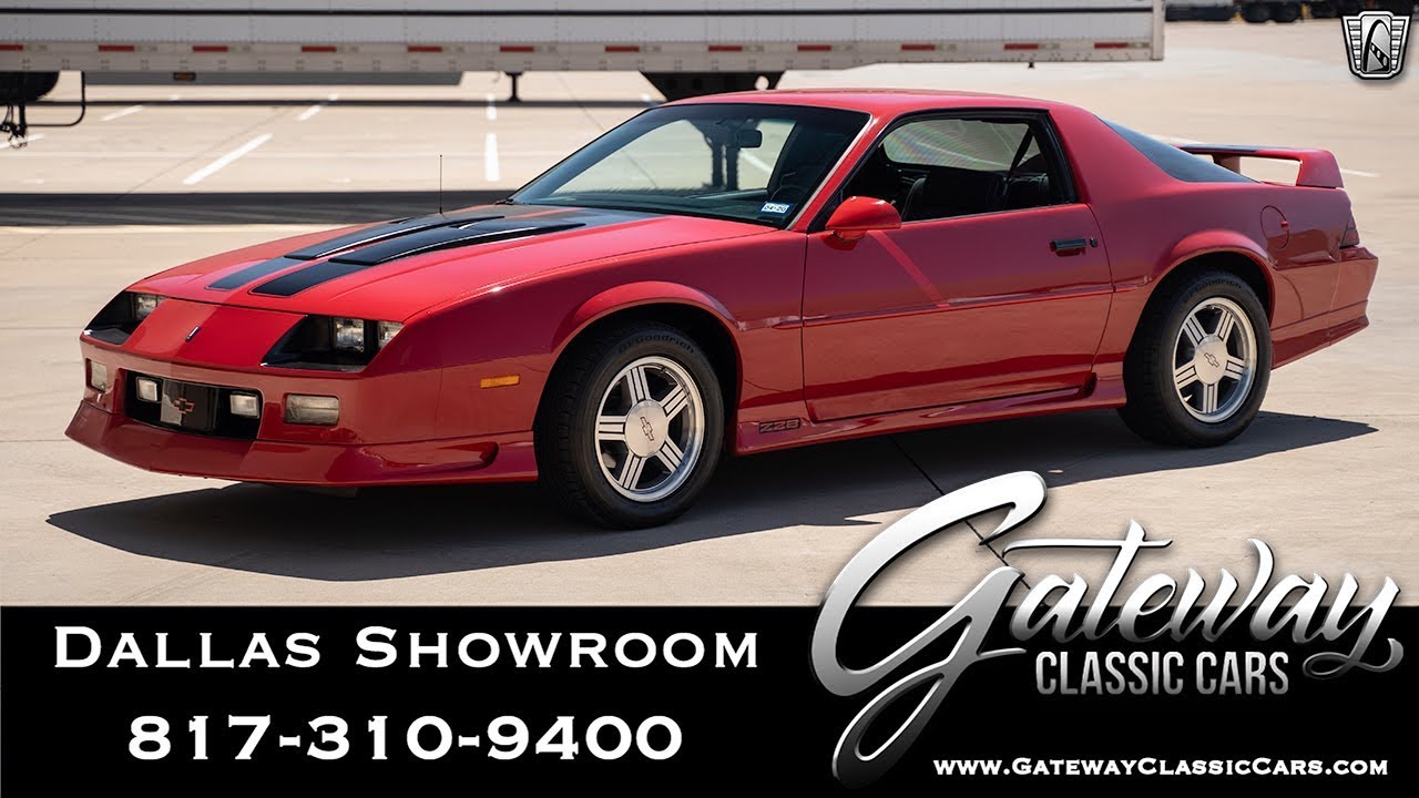 1992 Chevrolet Camaro Z28 25th Anniversary Heritage Edition Gateway Classic Cars Of Dallas 1040 Youtube
