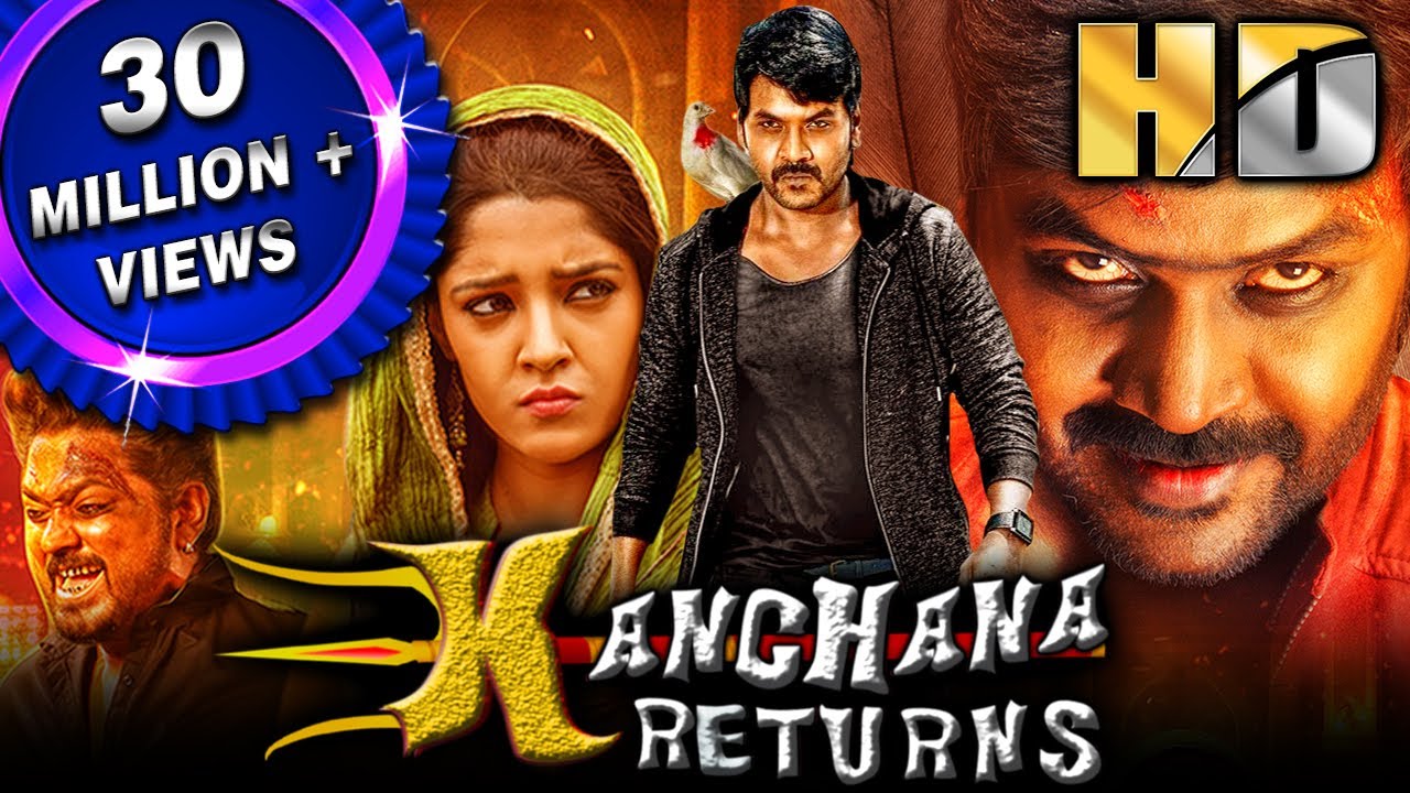 Kanchana Returns HD   South Superhit Mystery Comedy Horror Film  Raghava Lawrence Ritika Singh