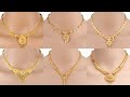 Latest Gold Necklace Designs In Medium Weight | Bridal Necklaces | Jewellery Design 2019