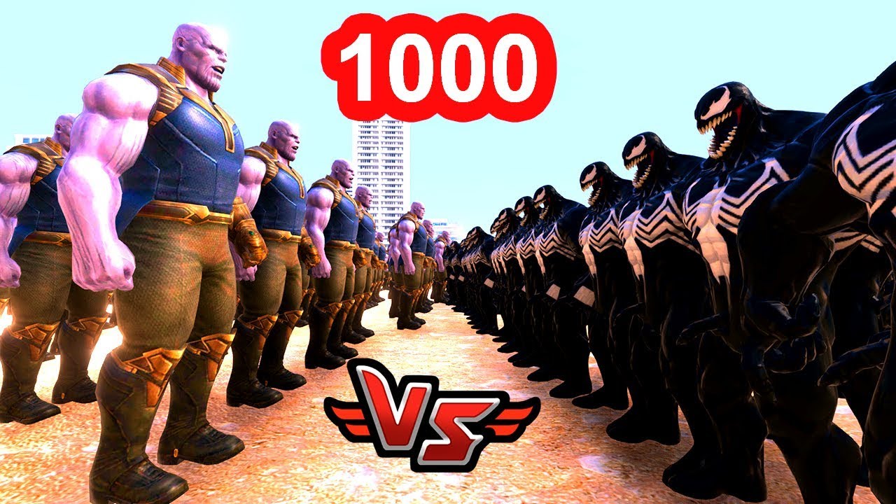 THANOS VS VENOM 😱 - Süper Kahraman Kapışmaları