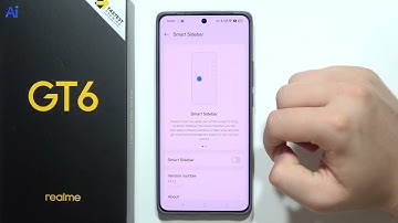 Realme GT 6: Turn On/Off Smart Sidebar