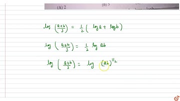 If `log a+b = 1/2(loga+logb) `then the value of `a/b+b/a`