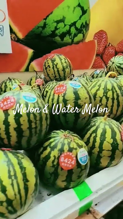 Juicy Melon & Water Melon #freshfruts  #shorts #trending