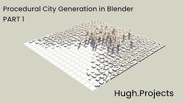 BLENDER - Particle City Generation