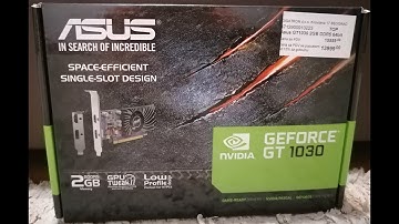 UNBOXING ASUS GT 1030 Low Profile