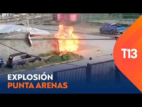 Explosión por acumulación de gas deja dos personas hospitalizadas en Punta Arenas