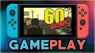 60 Seconds! | First Look Gameplay | Nintendo Switch