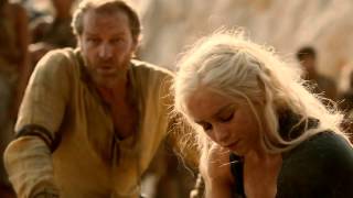 Khaleesi (Daenerys Targaryen) & Ser Jorah Mormont - Game of Thrones 2x01 (HD)