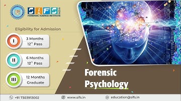 Forensic Psychology | Online Course  Sherlock Institute of Forensic Science