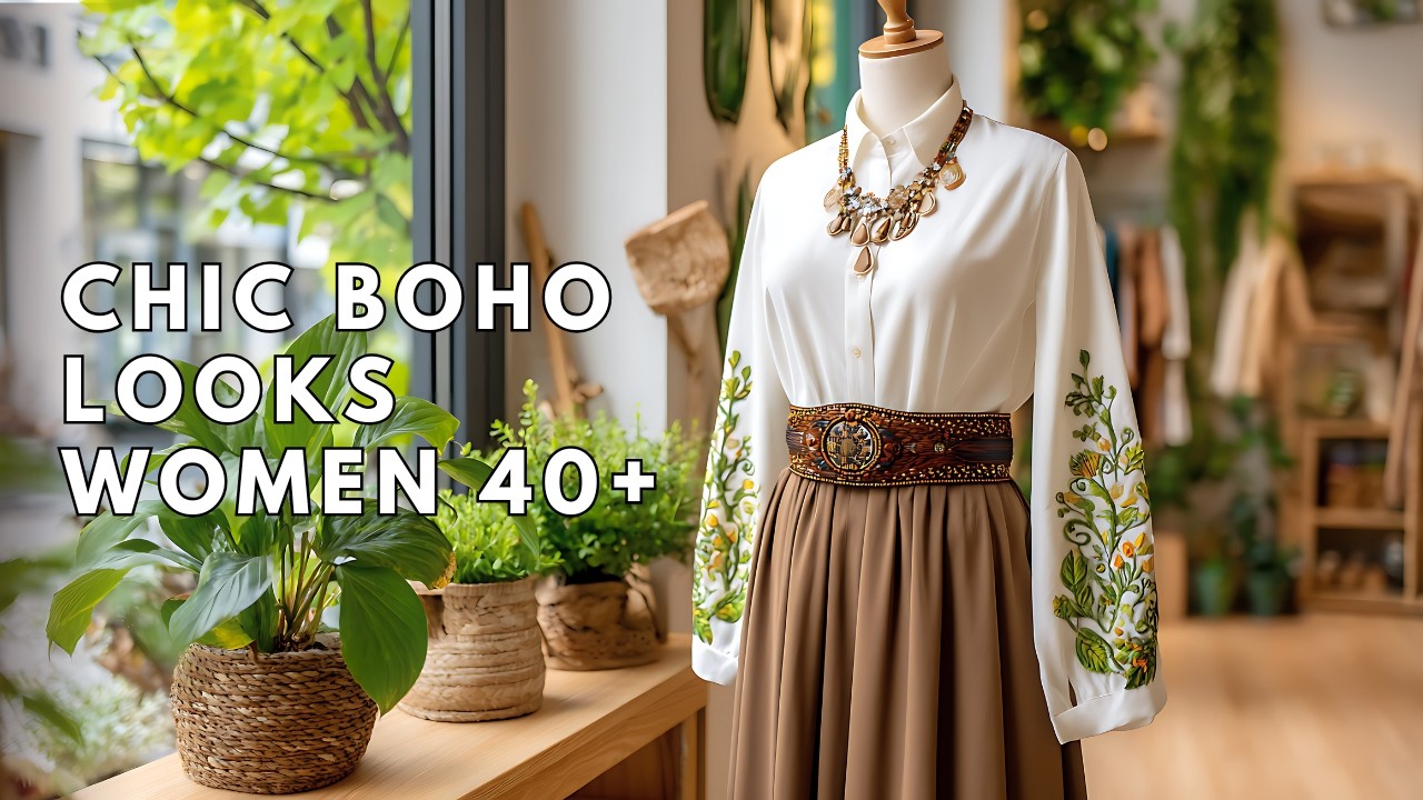 ✨ Boho Outfits for Women Over 40 | How to Master Sophisticated & Timeless Bohemian Style