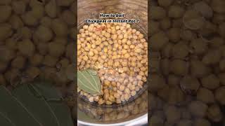 How to boil chickpeas in Instant Pot