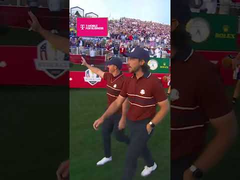 McIlroy and Fleetwood arrive on Day 2 👀