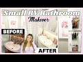 TINY LIVING RV BATHROOM AMAZON MAKEOVER | RV BATHROOM TOUR & DECOR |  DIY SMALL BATHROOM REMODEL