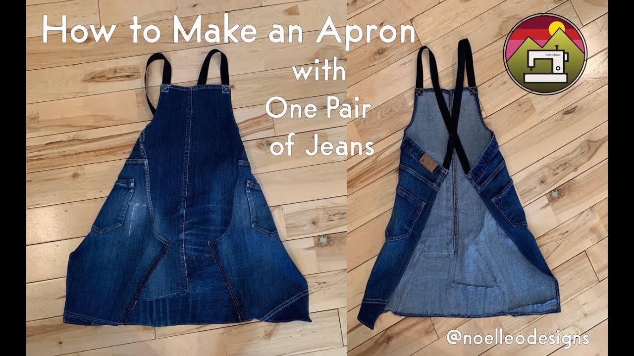 Very cool! | Denim crafts diy, Diy apron, Apron sewing pattern