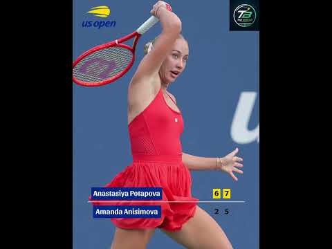 Potapova elimina a la Finalista Pasado #shorts #usopen #<strong>tennis</strong> #resultados #anisimova
