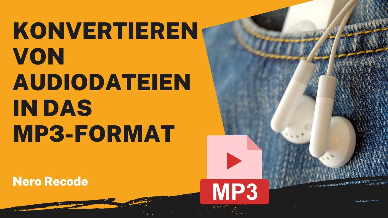 Konvertieren von Audiodateien in das MP3-Format | Nero Recode Anleitung