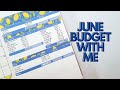 JUNE BUDGET WITH ME in my NEW BULLET JOURNAL  | Plan with Kaye BUDGET WITH ME