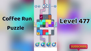 ☕ Coffee Run Puzzle Level 477 Walkthrough 🔍 | Coffee Run Level 477