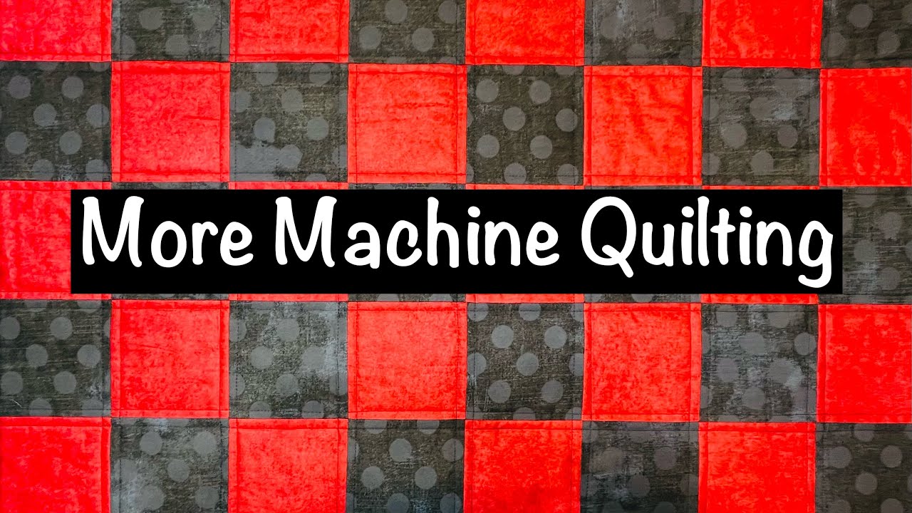 More Machine Quilting YouTube