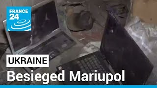 Besieged Mariupol: Separatists show Russian journalists inside the plant • FRANCE 24 English