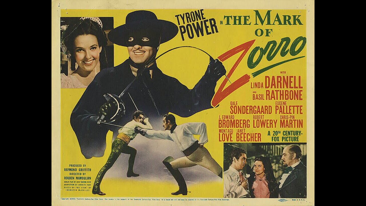 The Mark of Zorro (1940) Movie Review