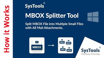 MBOX Splitter Software by SysTools | Split Large MBOX Files | Best MBOX File Split Tool