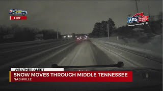 Road conditions on I-24 in Davidson County