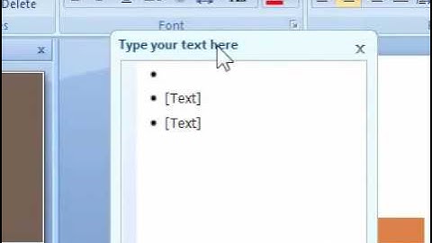How to move the text pane of a SmartArt graphic in a presentation
