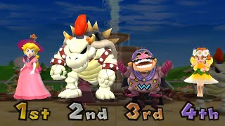 Mario Party 9 Peach Vs Bowser Vs Wario Vs Daisy - Minigame