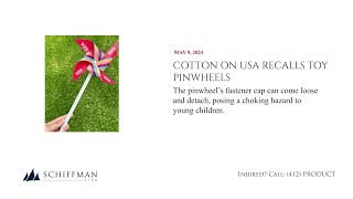 Cotton On USA Recalls Toy Pinwheels