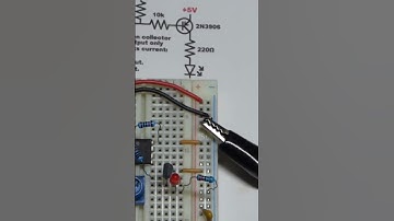 LED Or Resistor First Explained In LM393 Non Inverting Comparator Switching PNP BJT Circuit #diy